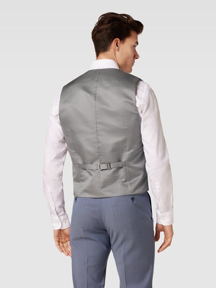 WILVORST Weste mit Allover-Muster Beige 5