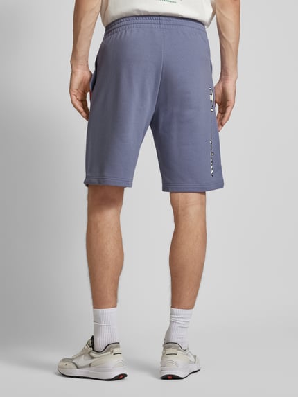 Champion Regular Fit Sweatshorts mit Motiv-Print Purple 5