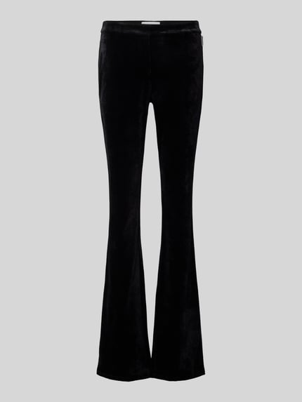 ARMEDANGELS Slim fit bell bottom met labeldetail, model 'RONJAAL' Zwart - 2
