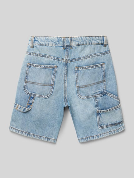 Tom Tailor Bermudy o kroju baggy fit z czystej bawełny Jasnoniebieski 3
