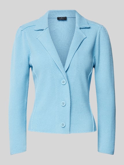 monari Blazer mit Strukturmuster Hellblau 2