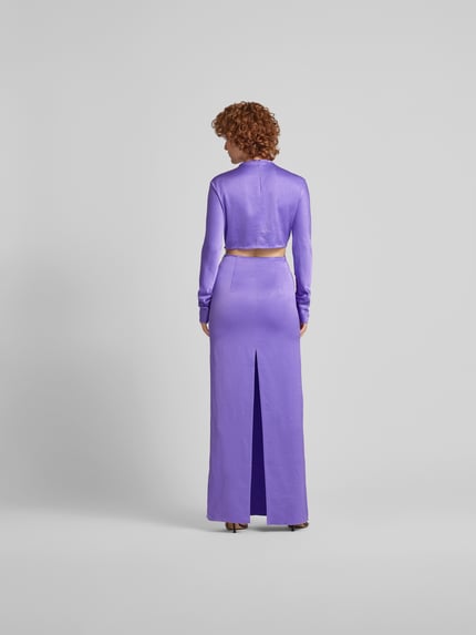 Nanushka Maxi-jurk met cut-outs Paars - 5