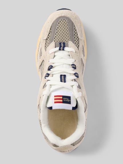 The Mercer Sneakers van leermix model 'Re-Run Americana' Offwhite - 3