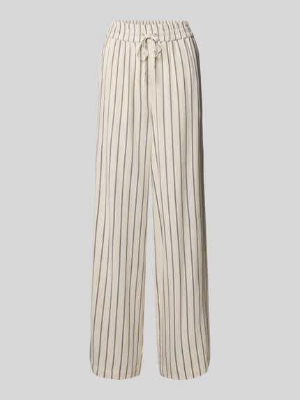 Loose Fit Stoffhose aus Viskose-Leinen-Mix Modell 'VIVA' Shop The Look MANNEQUINE