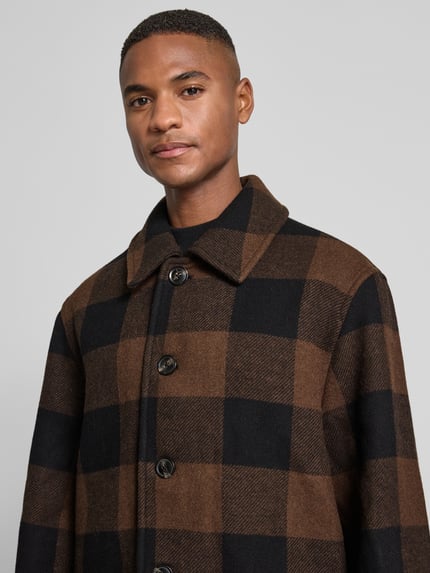 Tommy Hilfiger Oversized overhemdjack van wolmix Zwart - 3