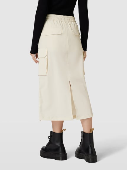 Tommy Jeans Midirok met cargozakken Zand - 5