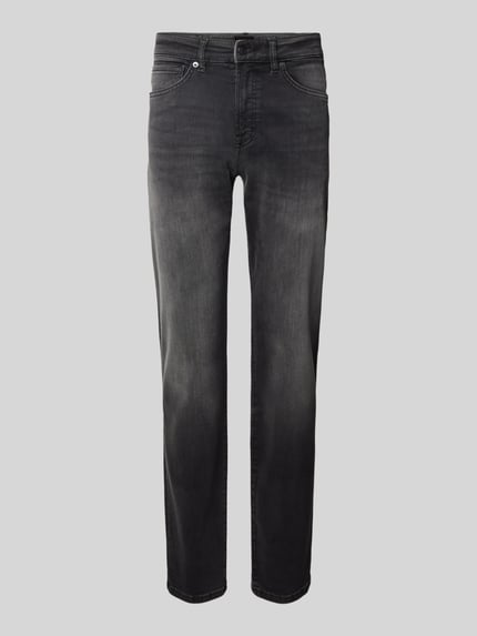 BOSS Orange Jeansy o kroju regular fit z 5 kieszeniami model ‘RE.MAINE’ Antracytowy 2