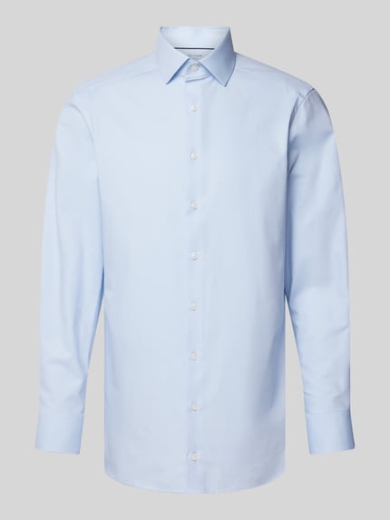OLYMP Modern fit zakelijk overhemd met kentkraag Bleu - 2