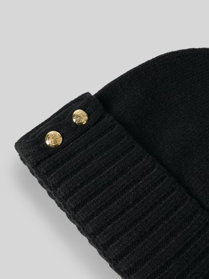 Lauren Ralph Lauren beanie met labeldetail Zwart - 2