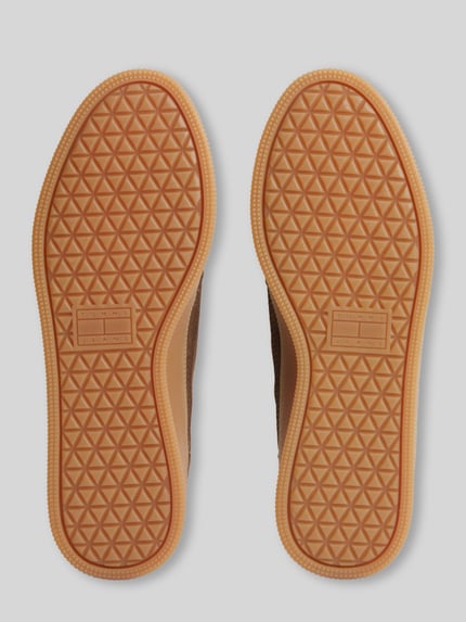 Tommy Jeans Sneakers van echt suède Donkerbruin - 3