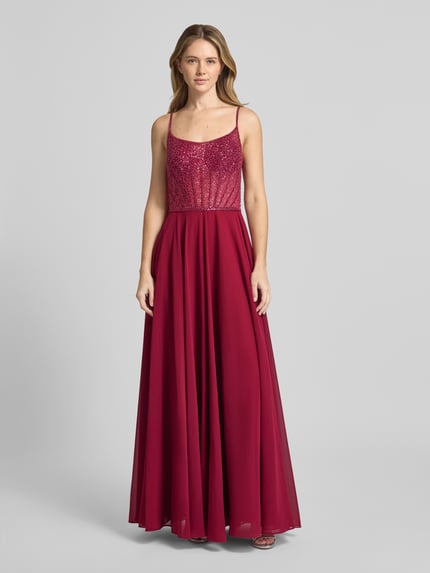 Hey Kyla Abendkleid mit Pailletten Rot 4