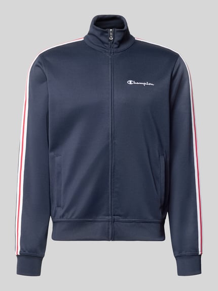 Sweatjacke mit Bordüre Shop The Look MANNEQUINE