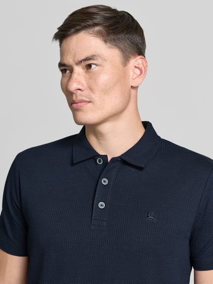 LERROS Regular Fit Poloshirt mit Logo-Stitching Marine 3