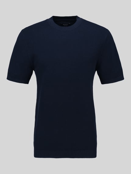 MCNEAL Regular Fit T-Shirt aus reiner Baumwolle Dunkelblau 2