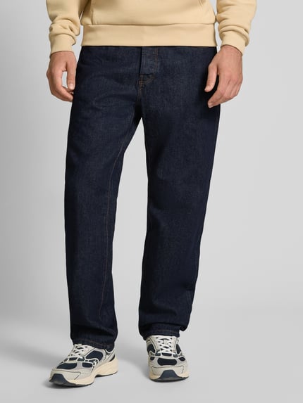 ONLY & SONS Loose Fit Jeans aus reiner Baumwolle Modell 'EDGE' Dunkelblau 4