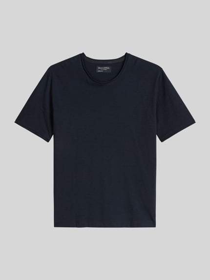 Marc O'Polo Regular Fit T-Shirt aus reiner Baumwolle Marine 2