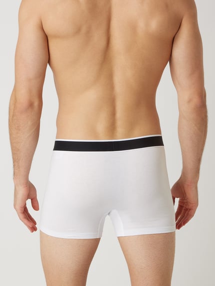 SCHIESSER Trunks mit Stretch-Anteil im 3er-Pack Weiss 4