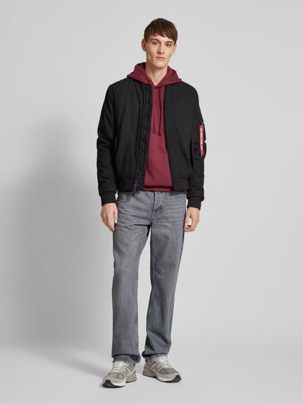 ONLY & SONS Straight Fit Jeans mit Woll-Anteil  Modell 'EDGE' Hellgrau 1