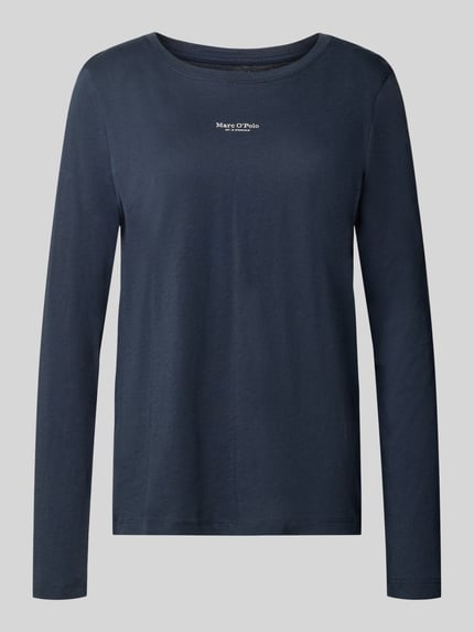 Marc O'Polo Regular Fit Pyjama-Oberteil aus reiner Baumwolle Dunkelblau 1