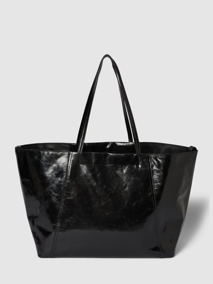 LIEBESKIND BERLIN Shopper aus Leder mit Label-Prägung Modell 'CHUDY' Black 4