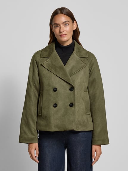 MORE & MORE Blazer met reverskraag Olijfgroen - 4