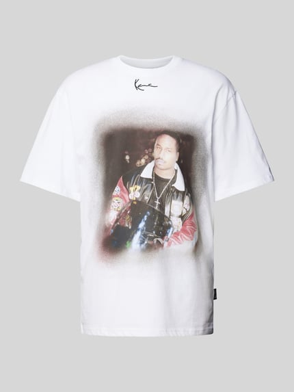 Karl Kani Oversized T-Shirt mit Motiv-Print Weiss 2