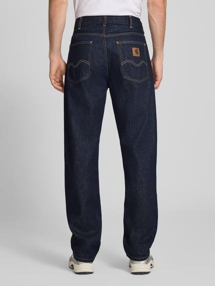 Carhartt Work In Progress Slim Fit Jeans aus reiner Baumwolle Modell 'MARLOW' Jeansblau 5