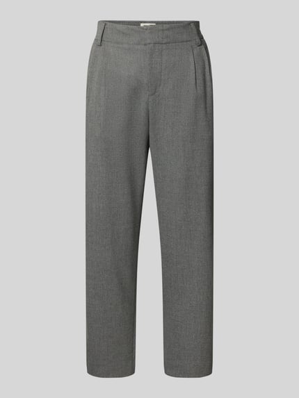 Productfoto, stoffen broek met plooien en achterzakken, materiaalmix met viscose, regular fit, model 'DISPATCH' van Drykorn