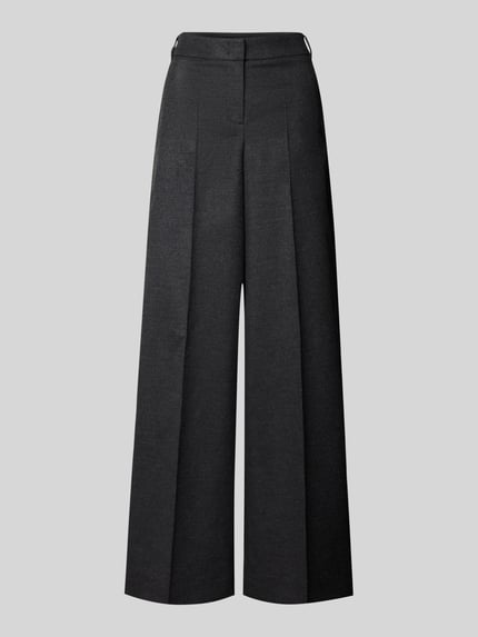Raffaello Rossi Wide Leg Hose mit Viskose-Anteil Modell 'JASCHA' Dunkelgrau Melange 2