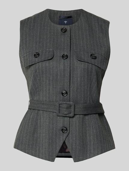 regular fit bodywarmer met viscose, model 'Viola2' Shop The Look MANNEQUINE