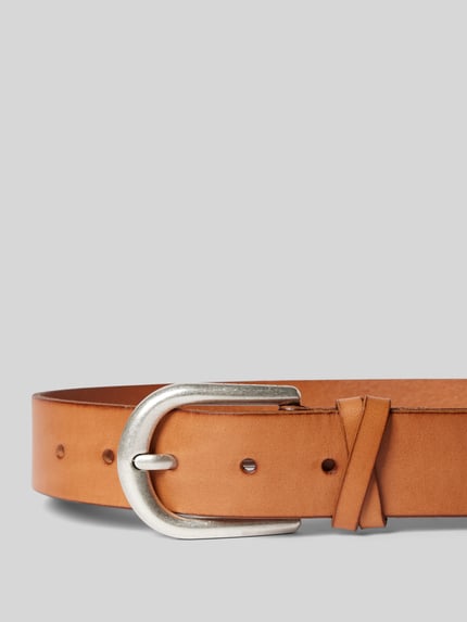 Marc O'Polo Gürtel mit Label-Details Cognac 2