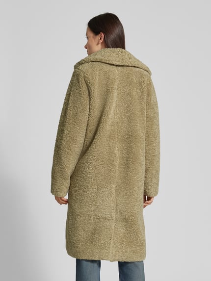 Moves Płaszcz z kołnierzem z połami model ‘Emina 3670’ Trzcinowy 5