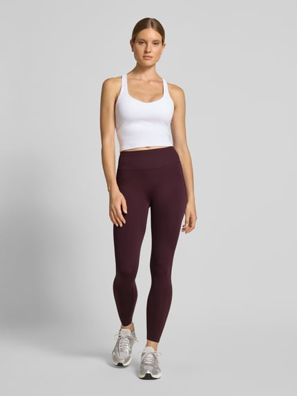 Fabletics Legginsy z elastycznym pasem Bordowy 1