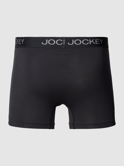 Jockey Trunks in effen design Zwart - 3