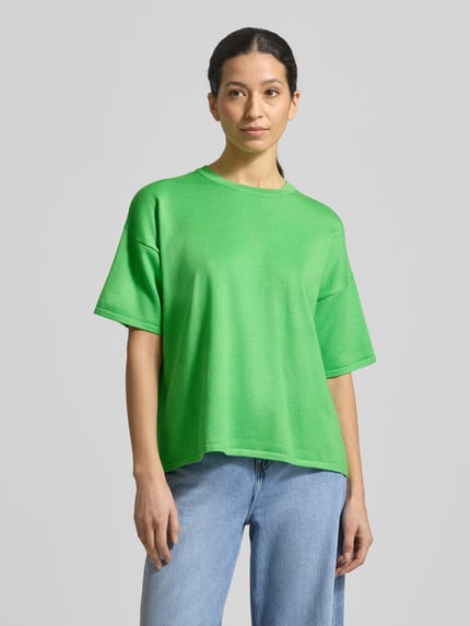 ICHI Relaxed Fit Shirt aus Viskose-Mix Modell 'LULS' Gruen 4