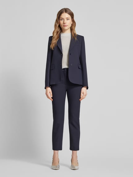 Weekend Max Mara Slim Fit Blazer mit Reverskragen Marine 1