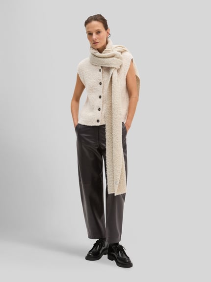 Marc O'Polo Schal mit Bouclé-Struktur Offwhite 1