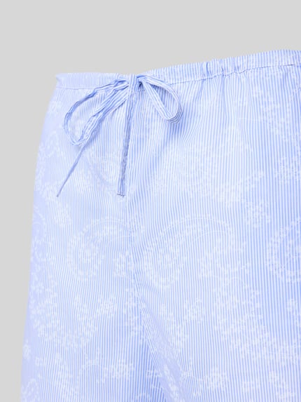 Christian Berg Woman Regular Fit Pyjama-Shorts mit Tunnelzug Bleu 2