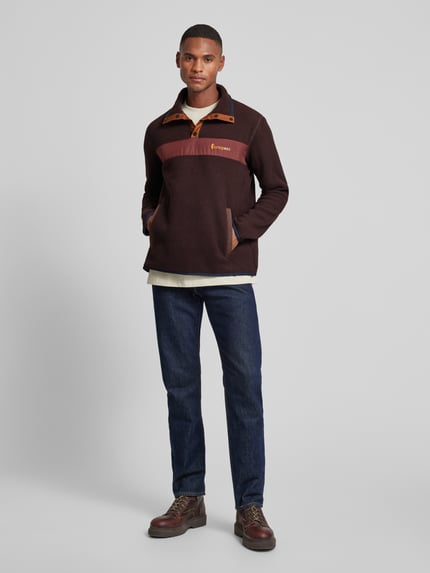 Cotopaxi Regular Fit Troyer mit kurzem Druckknopfverschluss Modell 'TECA' Mittelbraun 1
