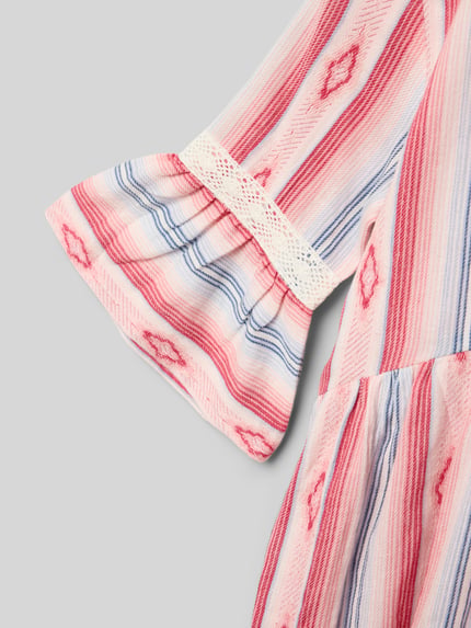 Happy Girls Kleid mit Rundhalsausschnitt Offwhite 2