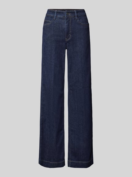 MAC Wide leg jeans met 5-pocketmodel Donkerblauw - 2