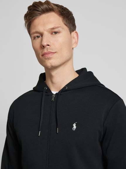 Polo Ralph Lauren Sweatjack met logostitching Zwart - 3