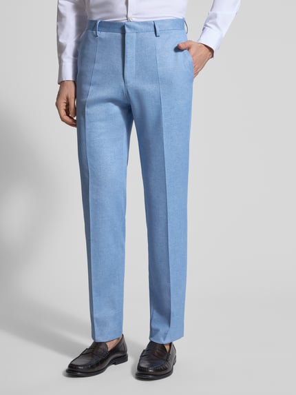 ROY ROBSON Garnitur o kroju slim fit z kołnierzem z połami i kantami Jasnoniebieski 6