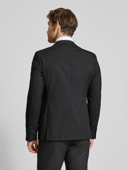 MCNEAL Slim Fit 2-Knopf-Sakko mit Pattentaschen Black 5