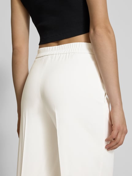 Joseph Stoffen broek met elastische band Ecru - 3