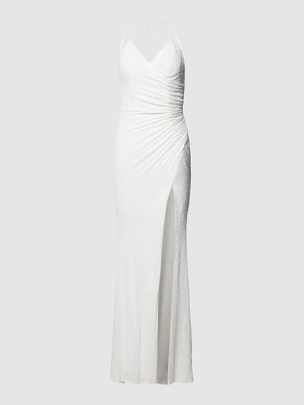 Mascara Brautkleid mit Paillettenbesatz Offwhite 2