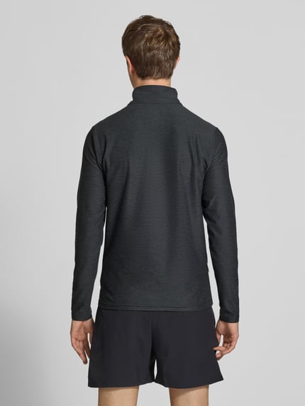 New Balance Regular Fit Sweatshirt mit Troyer-Kragen Black 5