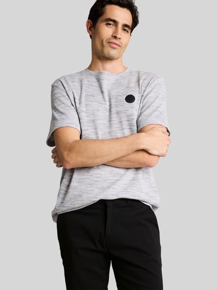 Tom Tailor slim fit chinobermuda van puur katoen Zwart - 3
