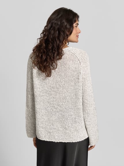 HUGO Regular Fit Pullover aus Woll-Alpaka-Mix Modell 'Selley' Offwhite 5