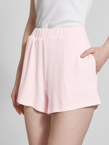 GUESS Sweatshorts met elastische band, model 'LUCIA' Roze - 3